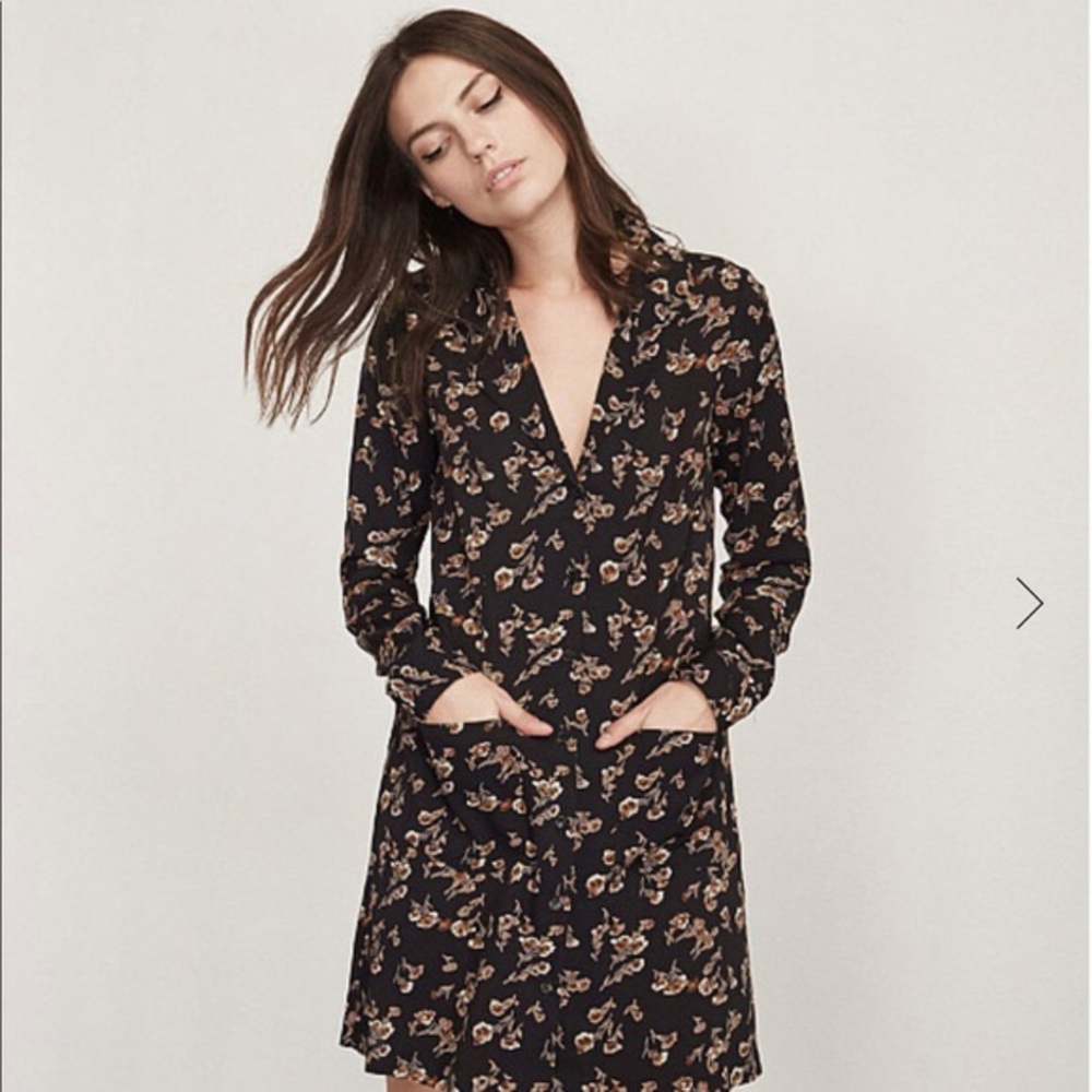 Reformation “Derry Dress” in Rizzoli print